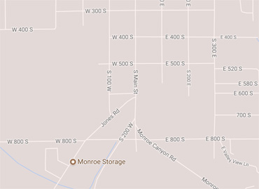 map of Monroe Utah
